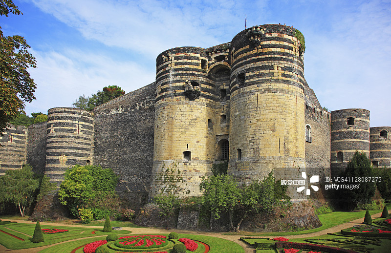 缅因-卢瓦尔省昂热，法国图片素材