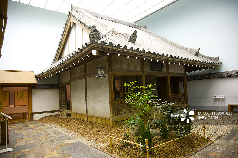 费城艺术博物馆内的日式茶室图片素材