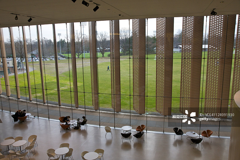 美国新泽西州普林斯顿大学刘易斯-西格勒综合基因组学研究所和卡尔·伊坎实验室的中庭图片素材