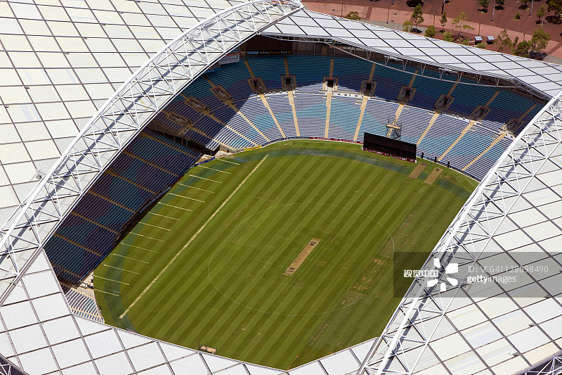 澳大利亚悉尼霍姆布什的澳新军团体育场鸟瞰图片素材