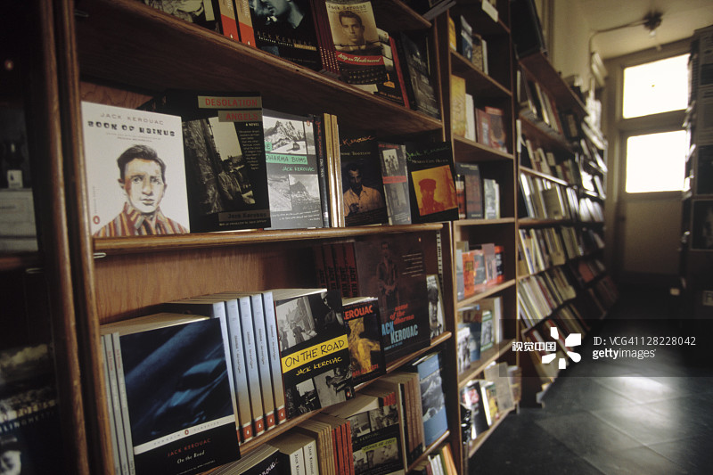 旧金山城市之光书店Beat区图片素材