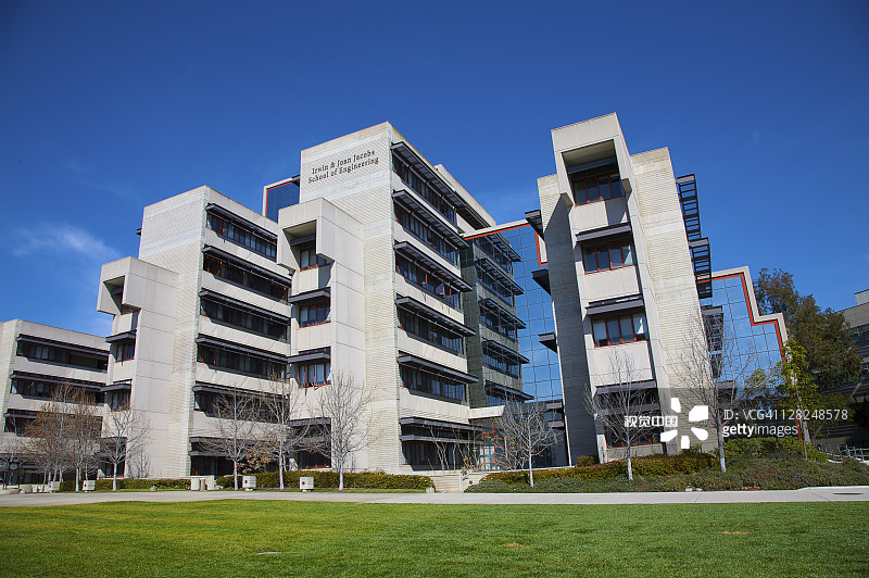 加利福尼亚大学圣地亚哥分校工程四合院，拉霍亚，加利福尼亚州图片素材