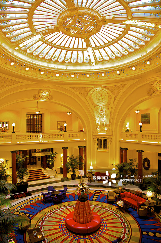 美国阿拉巴马州莫比尔市的战役大厦酒店内部图片素材