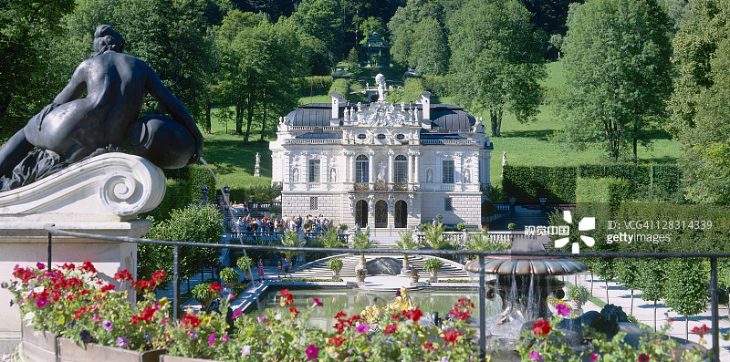 德国巴伐利亚林德霍夫城堡图片素材