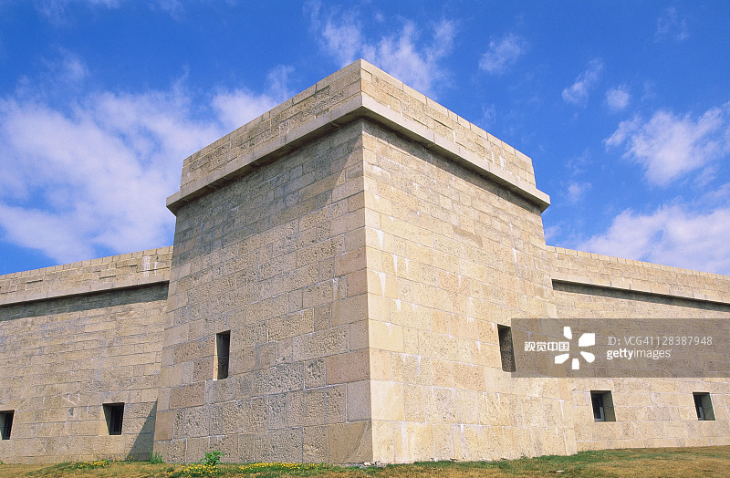 康涅狄格州新伦敦，堡垒细节图片素材