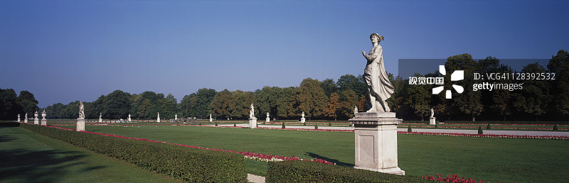 宁芬堡宫花园，慕尼黑，德国图片素材