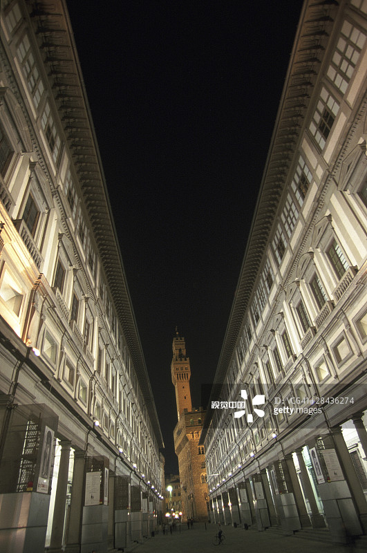 意大利佛罗伦萨韦奇奥宫乌菲兹美术馆图片素材