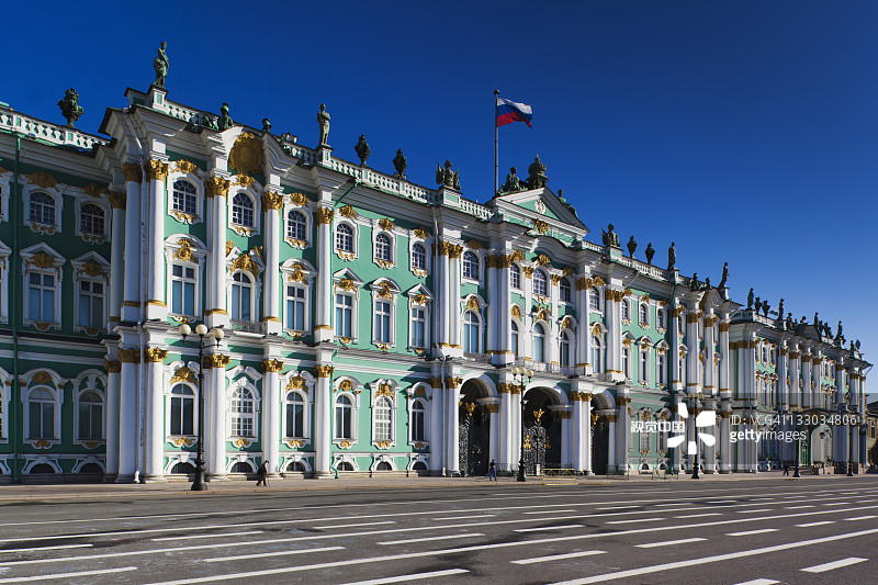 冬宫和埃尔米塔日博物馆图片素材
