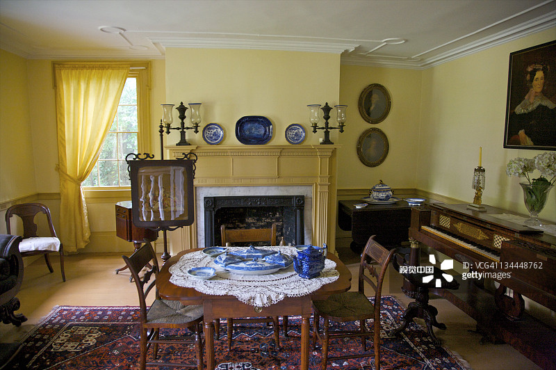 18世纪布鲁克林地标建筑内景图片素材