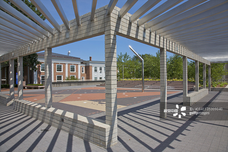 阴影与彩色梯田图片素材