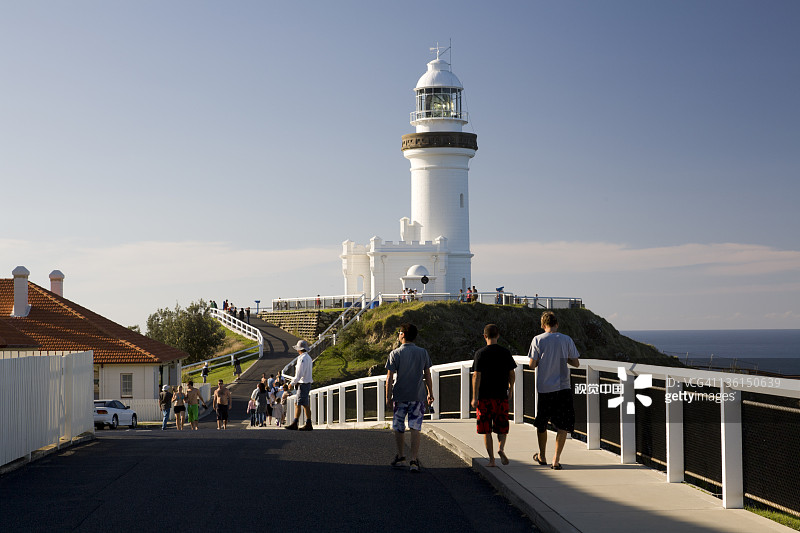 拜伦湾灯塔图片素材