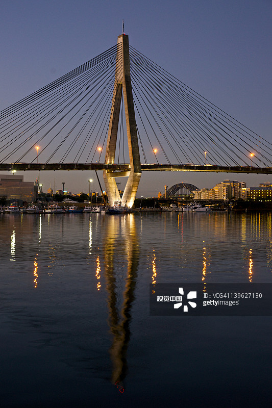 澳大利亚新南威尔士州悉尼的澳新军团大桥图片素材