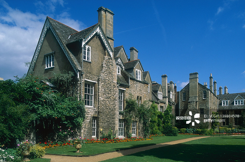 牛津大学耶稣学院图片素材