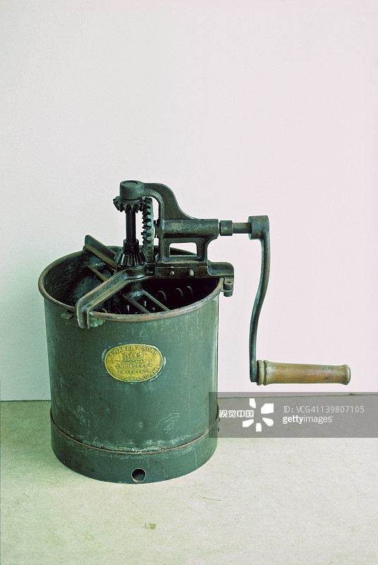 海绵蛋糕搅拌机（适用于30-40个鸡蛋），埃斯佩兰斯博物馆，西澳图片素材