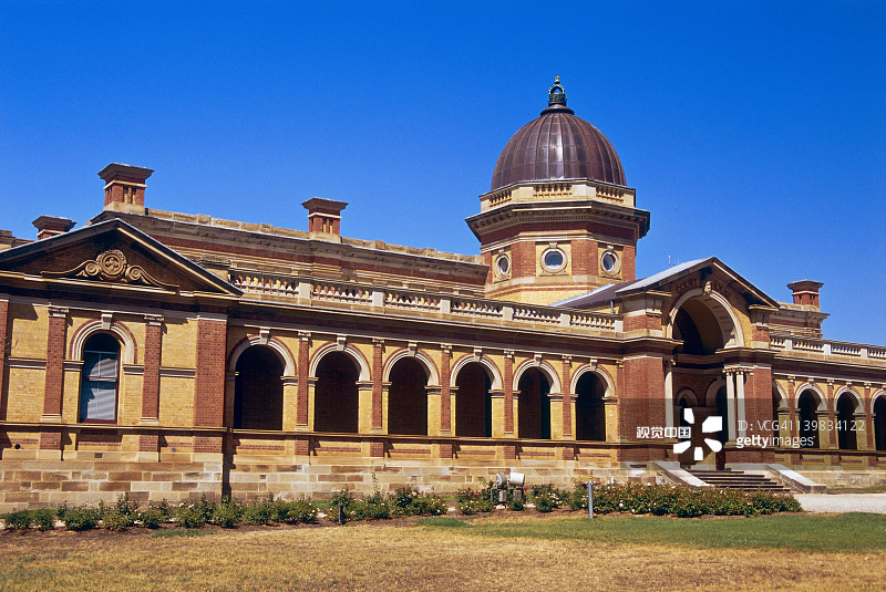 古尔本历史悠久的法院，澳大利亚新南威尔士州图片素材