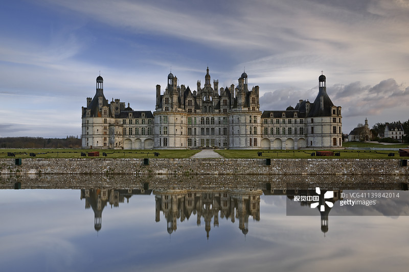 法国香波城堡：卢瓦尔河谷世界遗产图片素材