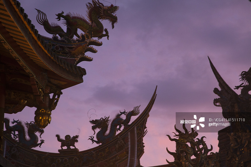 台北龙山寺图片素材