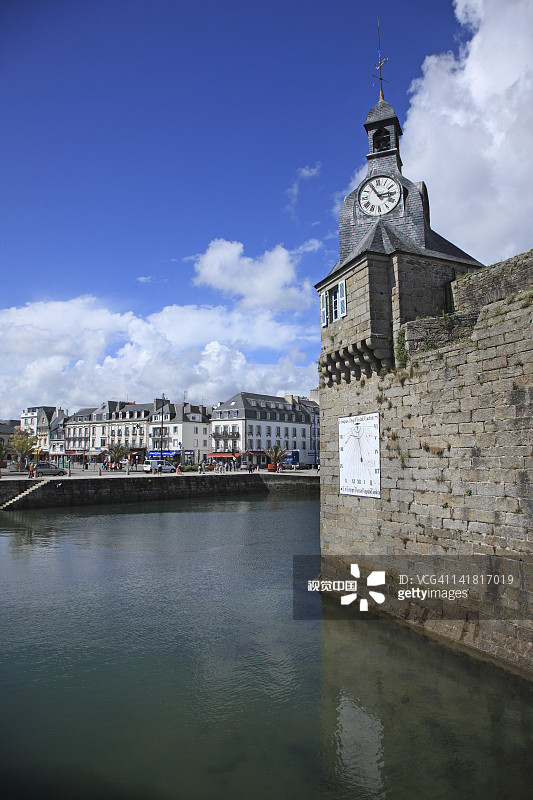 法国布列塔尼菲尼斯泰尔孔卡诺图片素材