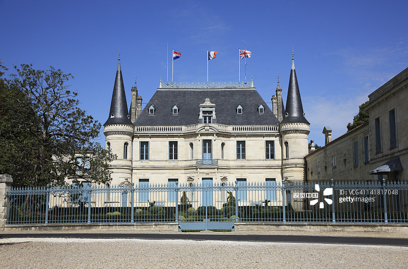 法国吉伦特省玛歌酒庄帕 Palmer城堡图片素材