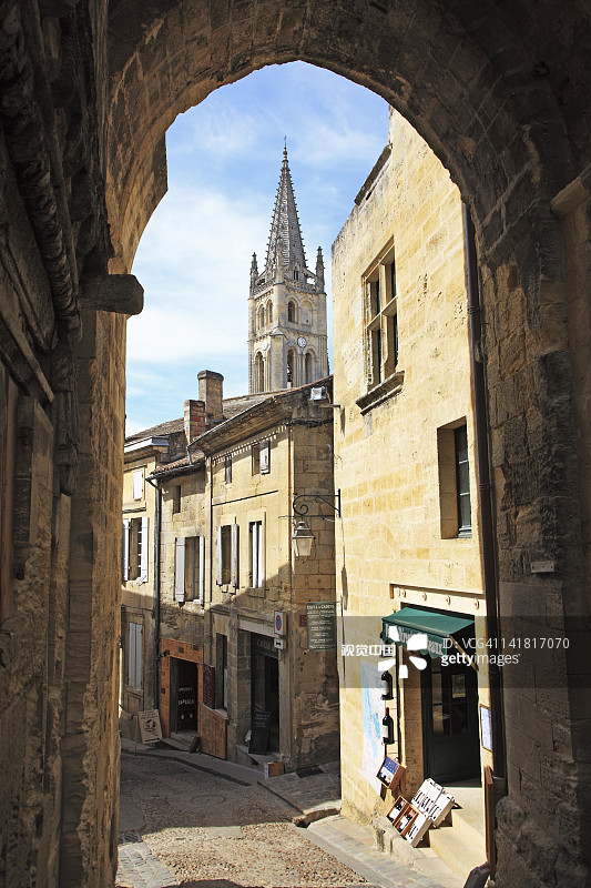 法国吉伦特省圣埃米利永图片素材