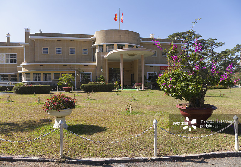 越南林同省大叻市，末代皇帝保大避暑行宫图片素材