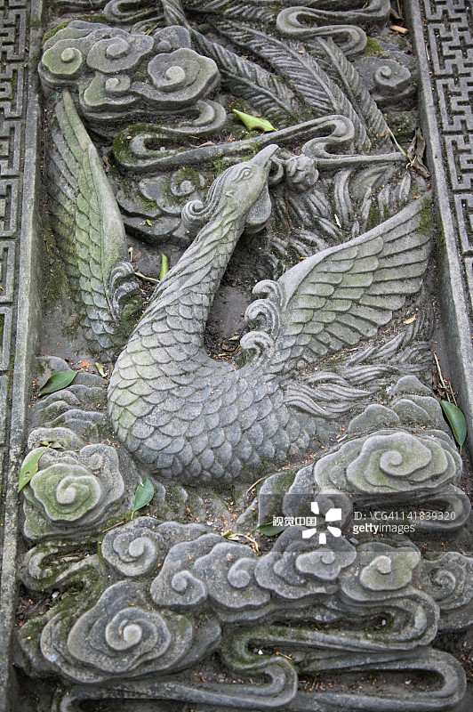 中国重庆丰都鬼城名山寺庙石雕图片素材