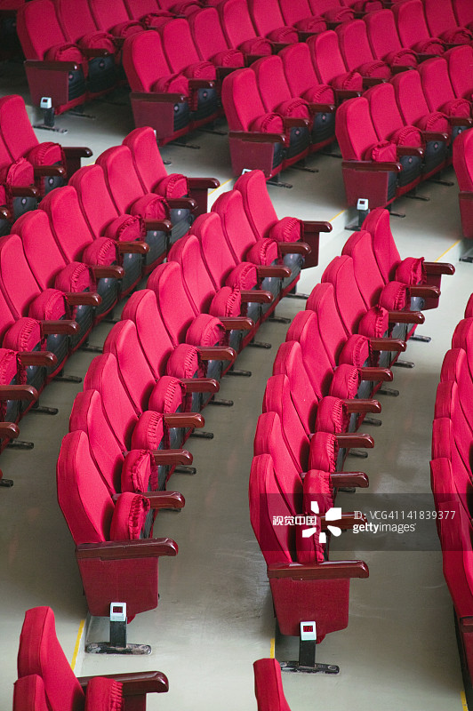 中国重庆市人民大礼堂内部剧院景观图片素材