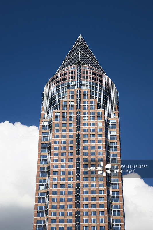 德国黑森州法兰克福展览中心区域的展览塔图片素材