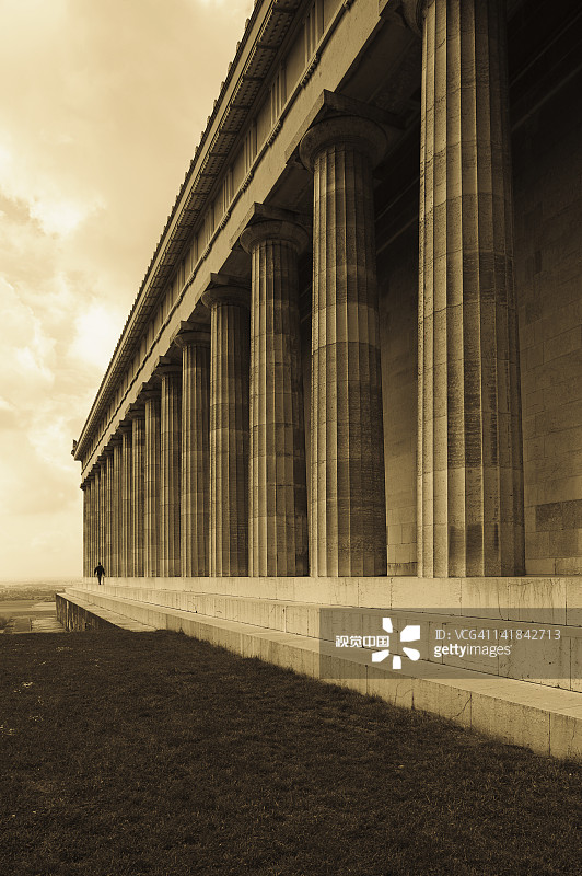 德国雷根斯堡-多瑙斯塔夫：瓦尔哈拉德国名人纪念堂图片素材