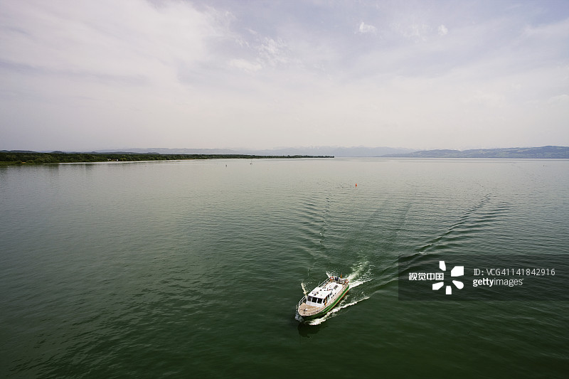 德国巴登-符腾堡州康斯坦茨湖区腓特烈港：海关警察船图片素材