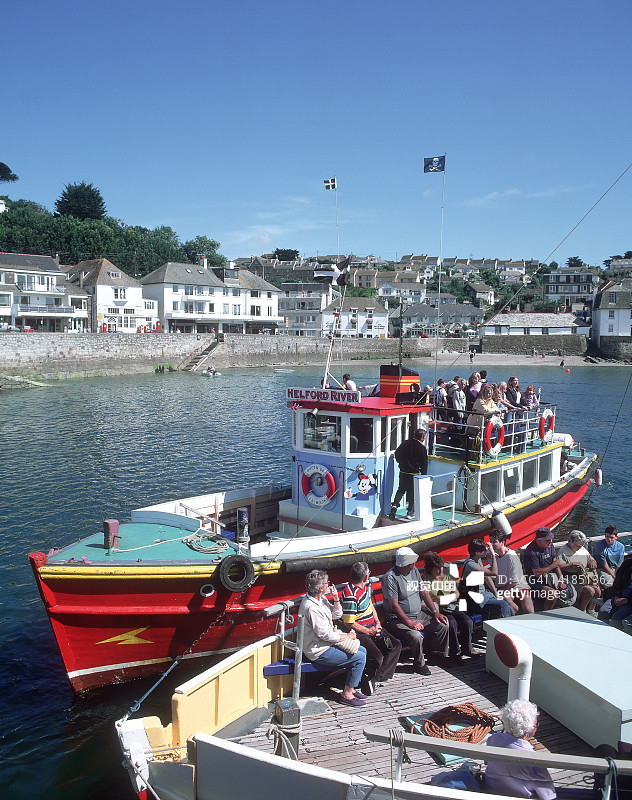 英国康沃尔圣莫斯渡轮图片素材