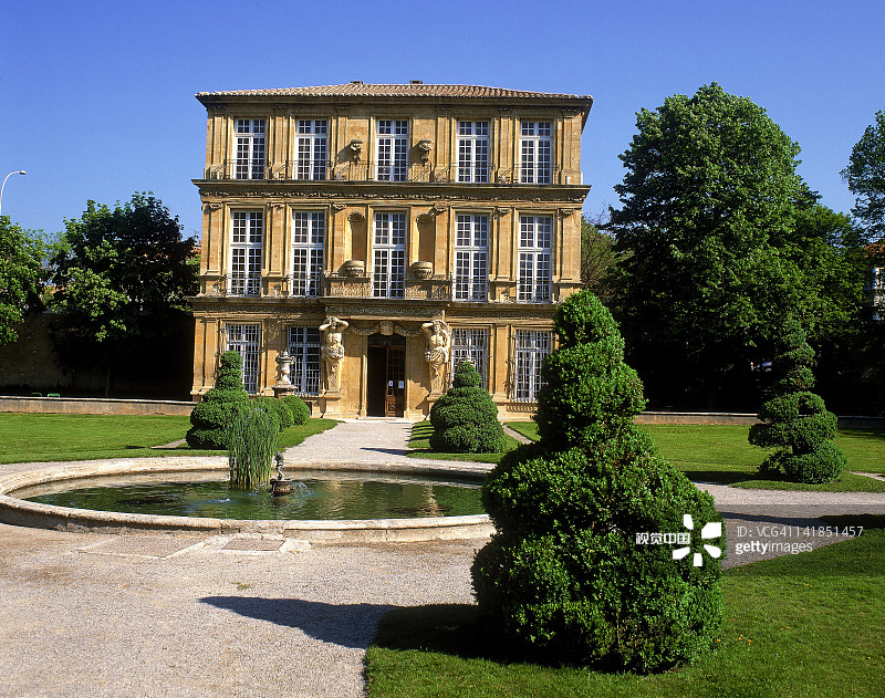 法国普罗旺斯地区艾克斯的旺多姆凉亭图片素材