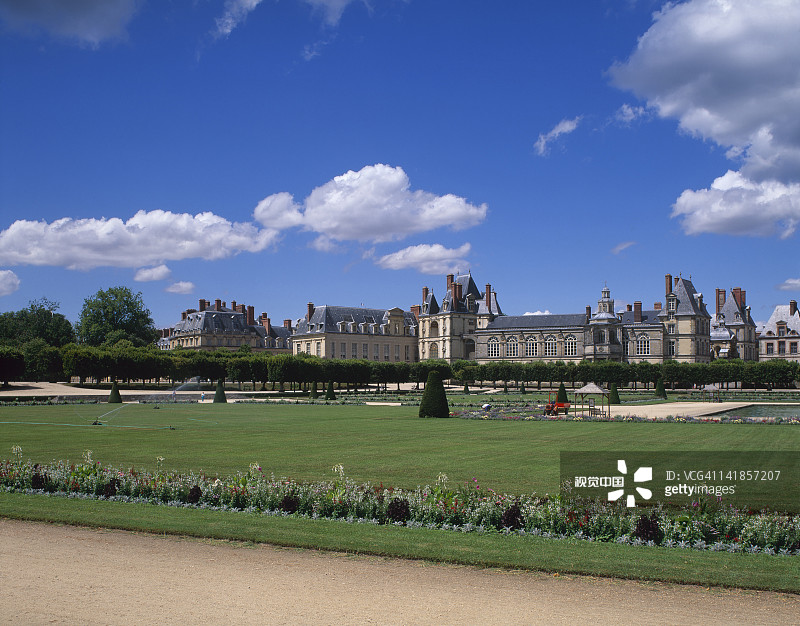 枫丹白露城堡图片素材