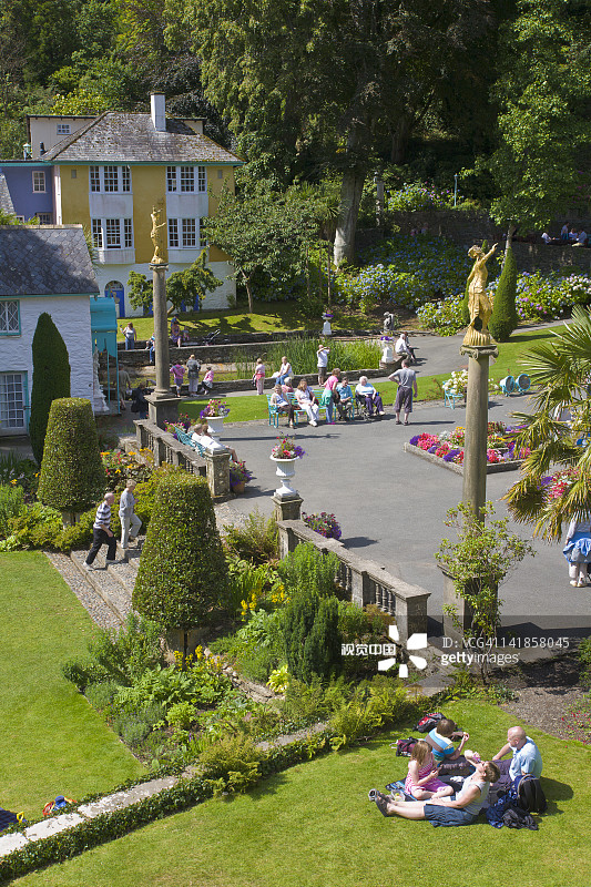 北威尔士格温内思波特梅里恩图片素材