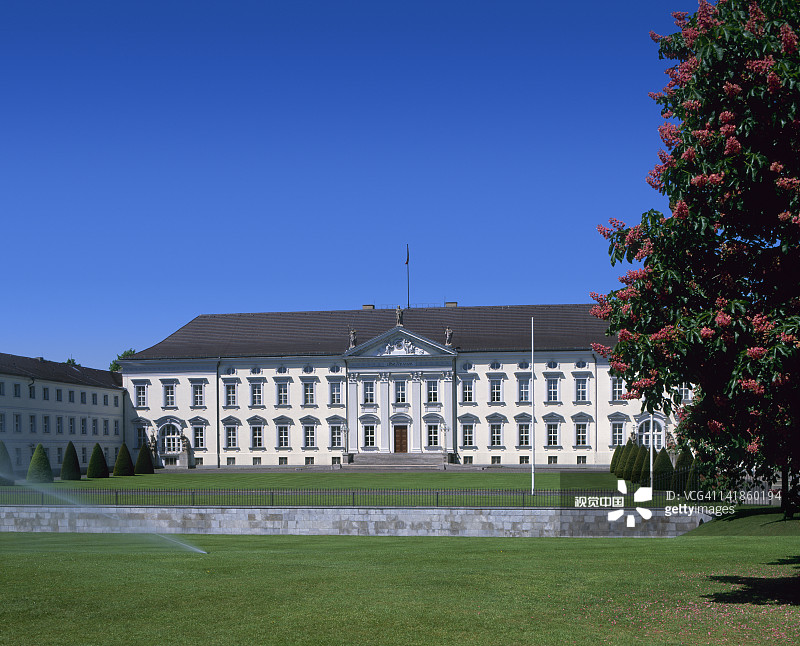 贝 Bellevue宫，柏林，勃兰登堡，德国图片素材