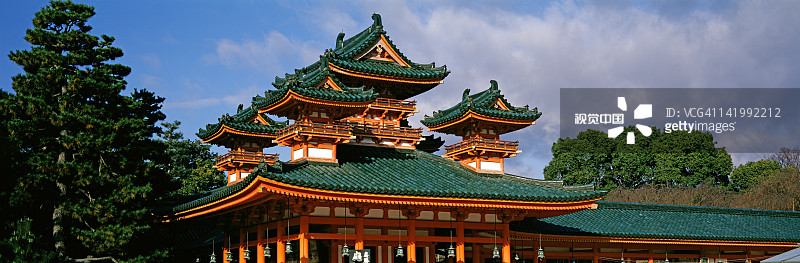 日本京都平安神宫图片素材