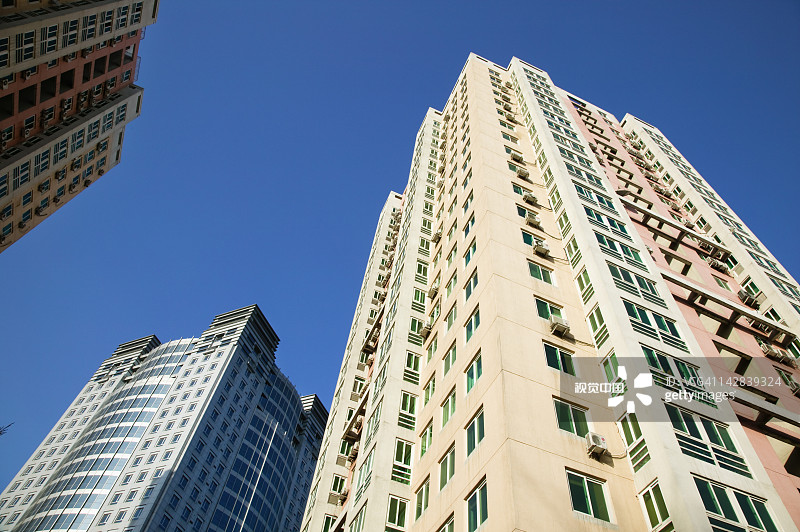 北京朝阳区大山子798艺术区新建住宅楼图片素材