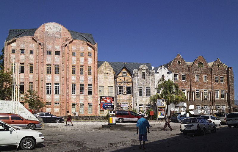 牙买加安东尼奥港圣乔治购物中心图片素材