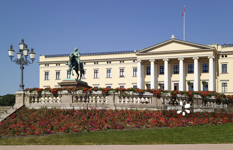 挪威奥斯陆的皇家宫殿图片素材