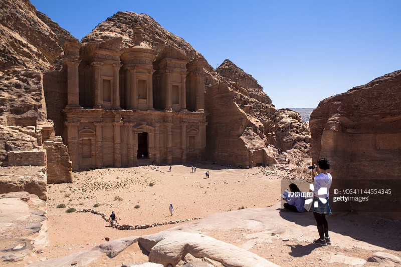 约旦佩特拉，中东图片素材