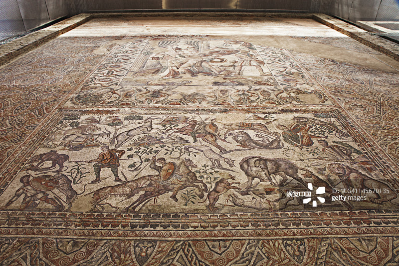 罗马别墅马赛克图片素材