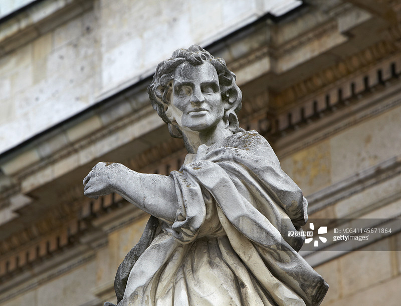 克拉科夫的圣人雕像图片素材