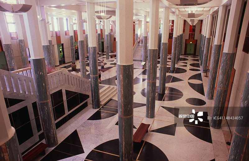 澳大利亚堪培拉议会大厦内部图片素材