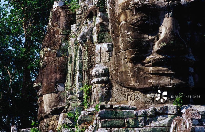 吴哥通王城的胜利之门图片素材
