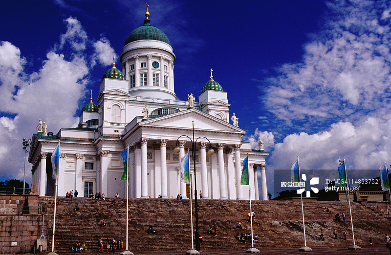 图奥米奥教堂与参议院广场图片素材
