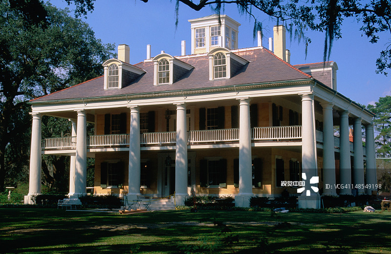 密西西比河谷的侯马斯庄园图片素材