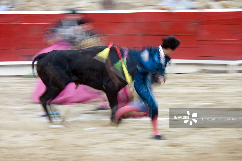 卡莱蒂亚斗牛表演图片素材