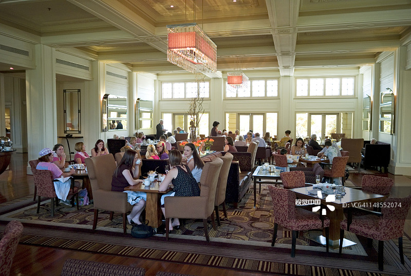 凯悦酒店的下午茶图片素材