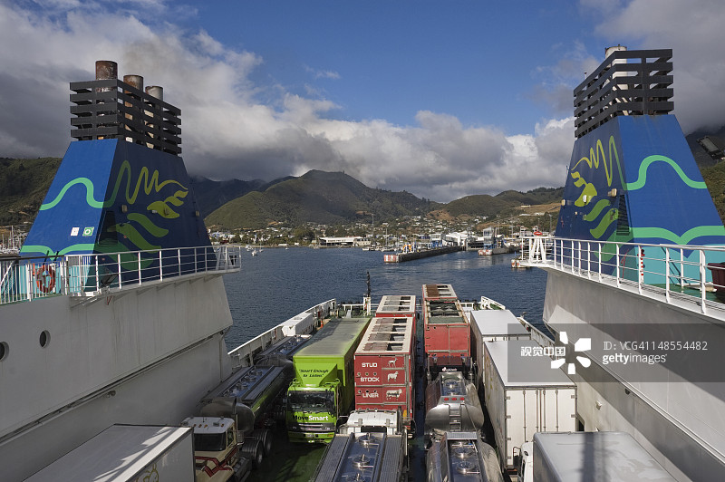 夏洛特皇后峡湾渡轮图片素材