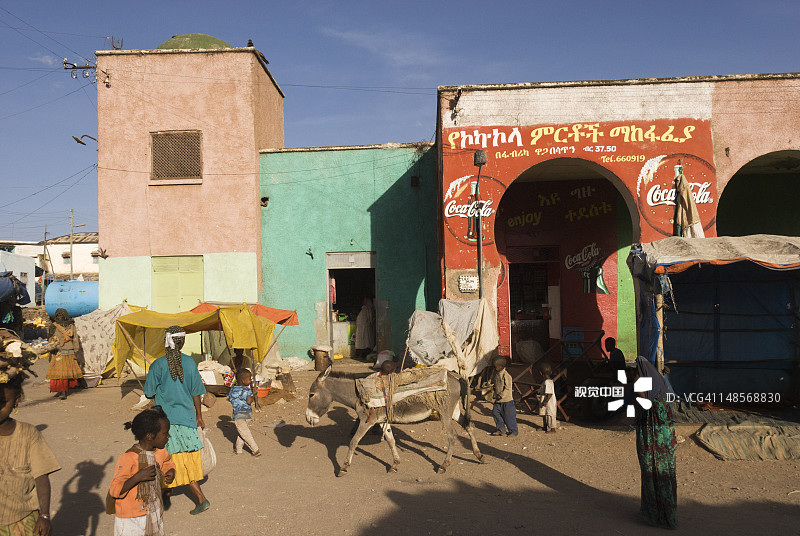 带有可口可乐标志的咖啡厅图片素材